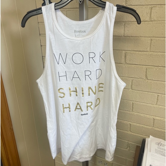 Reebok Work Hard Shine Hard Tank Top - Picture 4 of 7